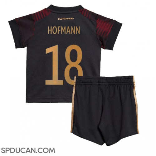 Dječji Nogometni Dres Njemačka Jonas Hofmann #18 Gostujuci SP 2022 Kratak Rukav (+ Kratke hlače)